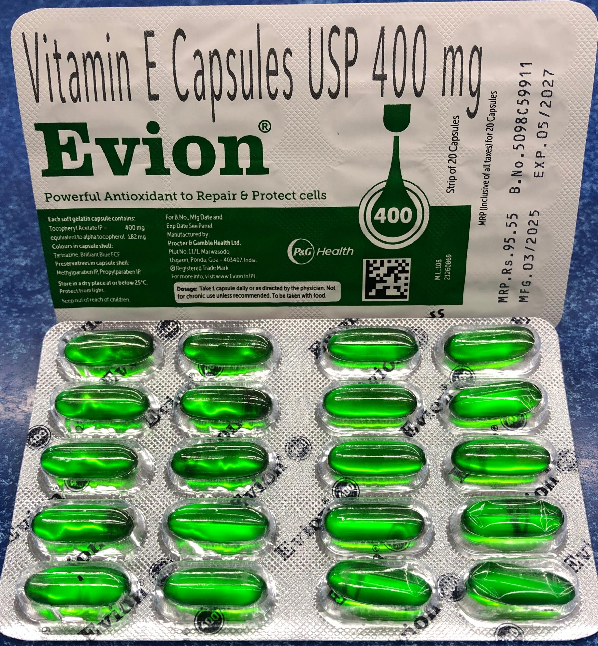 Vitamin E Capsules Benefits
