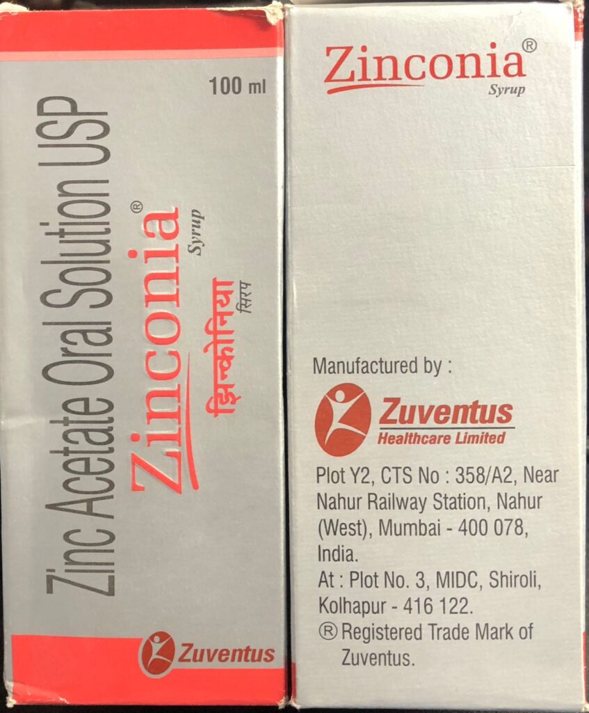 Zinconia Syrup