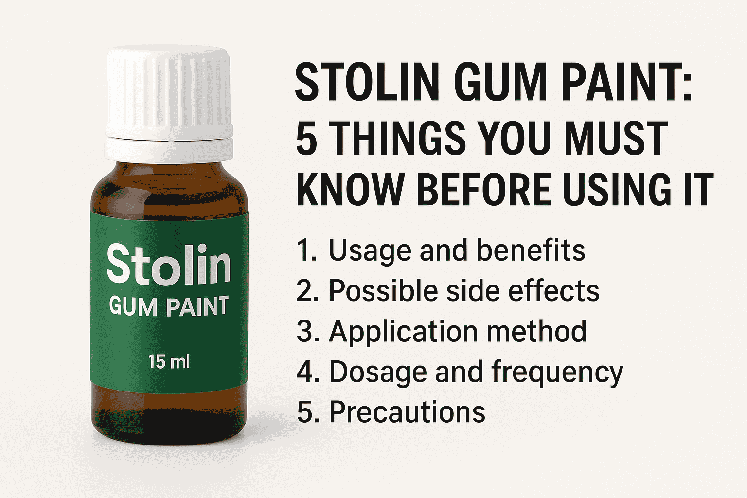 Stolin Gum Paint: 5 Things You Must Know Before Using It