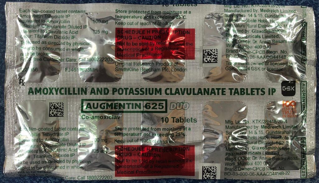 Augmentin 625 Tablet